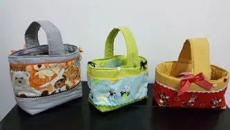 Cestas em tecido