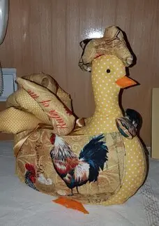 Bonecos galinhas em tecido SoArte, peso de porta SoArte, batente de porta SoArte